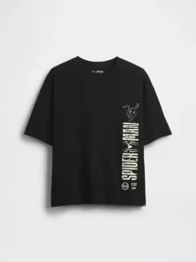Oversized T-skjorte med Marvel-motiv for barn