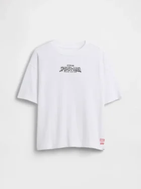 Oversized T-skjorte med Marvel-motiv for barn