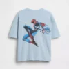 Oversized T-skjorte med Marvel-motiv for barn