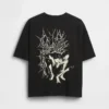 Oversized T-skjorte med Marvel-motiv for barn