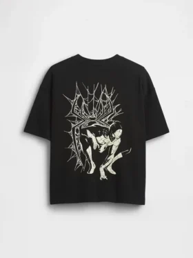 Oversized T-skjorte med Marvel-motiv for barn