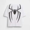 Oversized T-skjorte med Marvel-motiv for barn