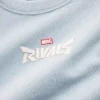 Oversized T-skjorte med Marvel-motiv for barn