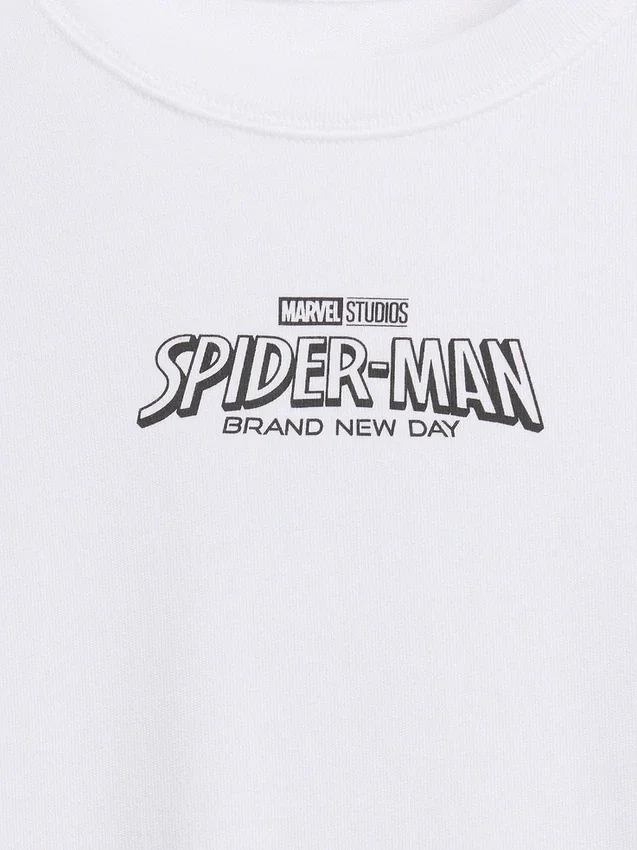 Oversized T-skjorte med Marvel-motiv for barn