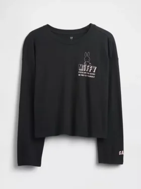 Oversized T-skjorte med Miffy-motiv for barn