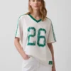 Oversized T-skjorte med Varsity-logo