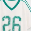 Oversized T-skjorte med Varsity-logo