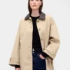 Oversized trenchcoat i twill