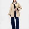 Oversized trenchcoat i twill