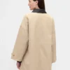 Oversized trenchcoat i twill