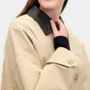 Oversized trenchcoat i twill
