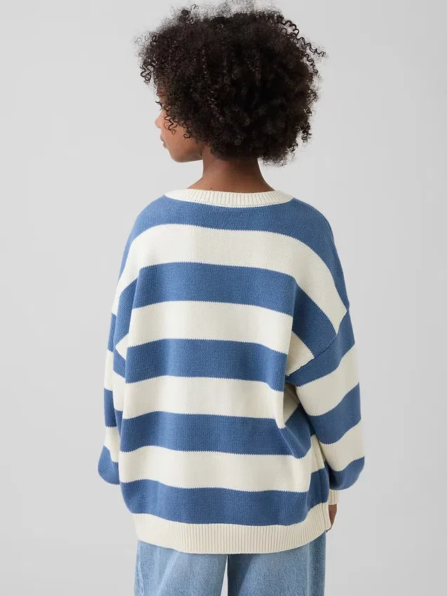 Oversized tunika-gensere for barn