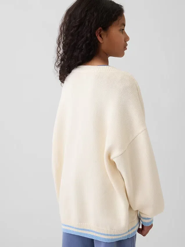 Oversized tunika-gensere for barn