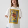 Oversized tunika-T-skjorte for barn med Minions-motiv