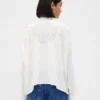 Oversized turtleneck i pointelle
