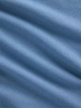 Oversized vaffelstrikket T-skjorte for barn