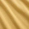 Oversized vaffelstrikket T-skjorte for barn