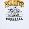 Peanuts-baseball-T-skjorte med korte ermer for småbarn