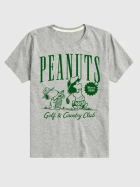 Peanuts Golf Club kortærmet T-skjorte for barn