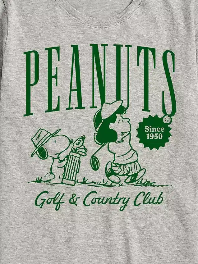 Peanuts Golf Club kortærmet T-skjorte for barn