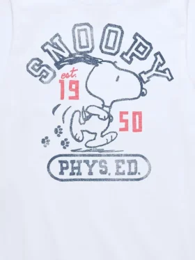 Peanuts Snoopy kortærmet T-skjorte for barn