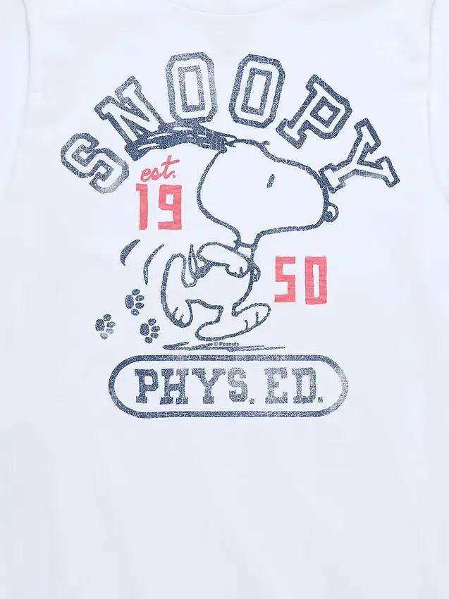 Peanuts Snoopy kortærmet T-skjorte for barn