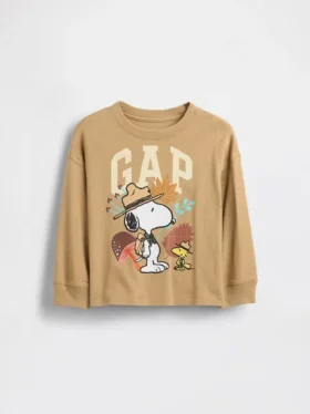 Peanuts-T-skjorte med grafikk for Baby og Småbarn til Thanksgiving