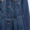 Peplum-jakke i denim