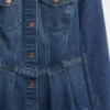 Peplum-jakke i denim