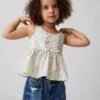 Peplum-tanktop med sløyfe for Baby og Småbarn