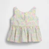 Peplum-tanktop med sløyfe for Baby og Småbarn