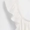 Peplum-top med smock og flagrende ermer for barn