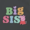 Peppa Pig «Big Sis»-T-skjorte med grafisk trykk for småbarn