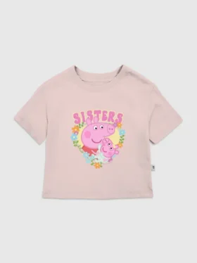 Peppa Pig-T-skjorte med «Sisters»-motiv for småbarn