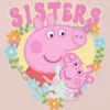 Peppa Pig-T-skjorte med «Sisters»-motiv for småbarn