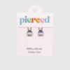 Pierced Co blåbær-smykker til huggie-øreringer