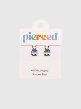 Pierced Co blåbær-smykker til huggie-øreringer