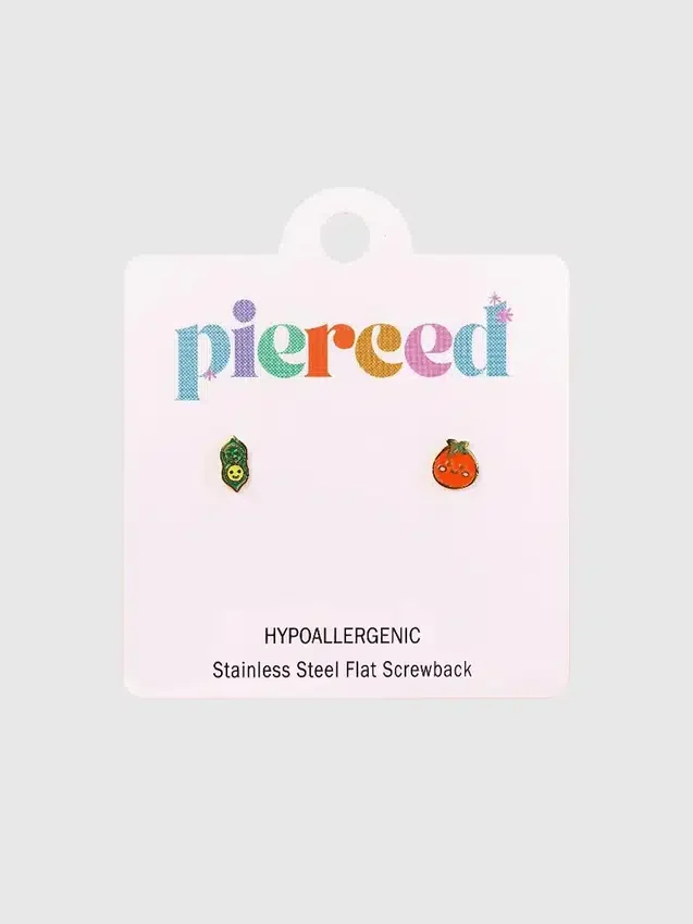 Pierced Co Ertebælg/Tomat-øreringer med skruelås