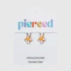 Pierced Co Garden Mushroom-smykkedeler til Huggie-øreringer