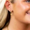 Pierced Co gullfisk-smykker til Huggie-øreringer