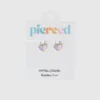 Pierced Co Heart Duo-anheng til huggie-øreringer