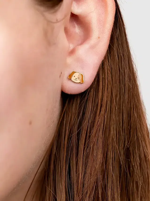 Pierced Co hund-øreringer med skruelås