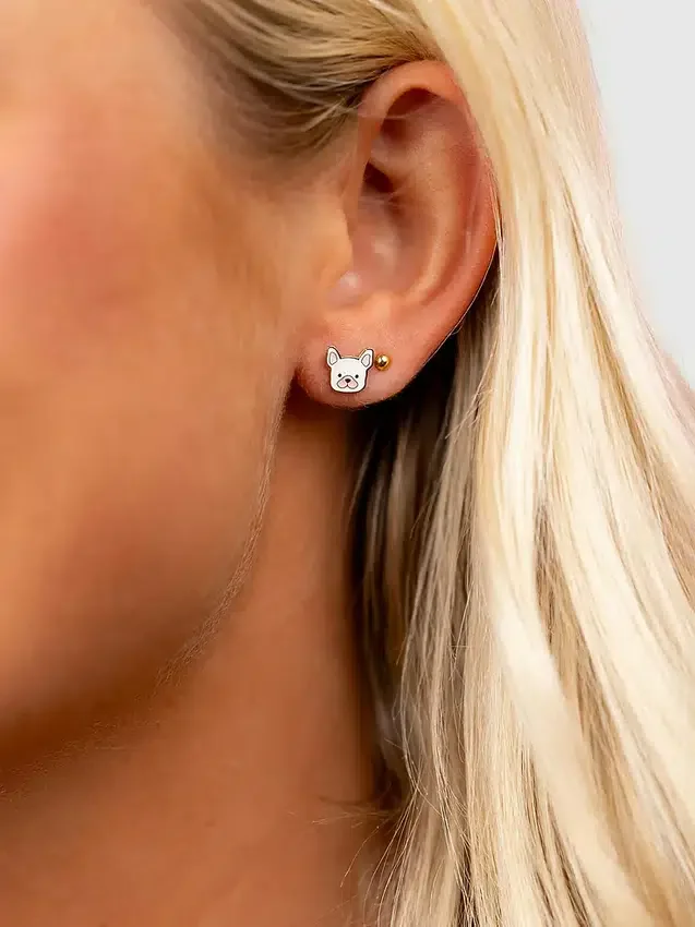 Pierced Co hund-øreringer med skruelås