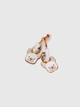 Pierced Co-hundesmykker til Huggie-øreringer