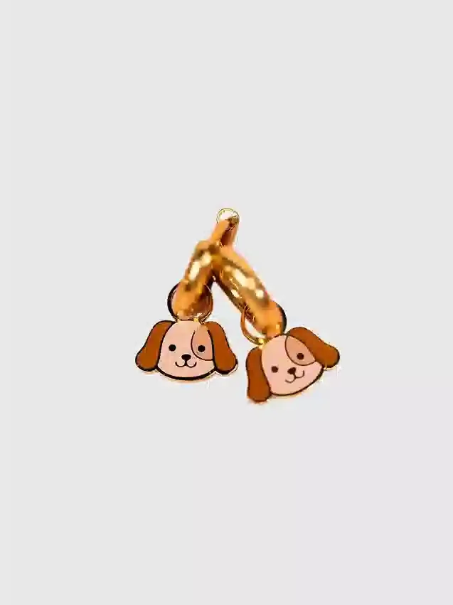 Pierced Co-hundesmykker til Huggie-øreringer