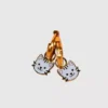 Pierced Co-katteanheng til Huggie-øreringer