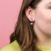 Pierced Co snegle-charms til huggie-øreringer