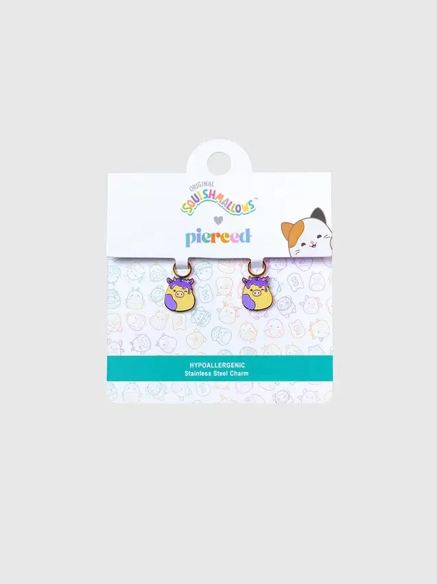 Pierced Co Squishmallows Benito-smykker til Huggie-øreringer