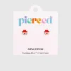 Pierced Co Strawberry Jam-øreringer med skruelås