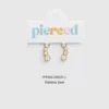Pierced Co tusenfryd-charm til huggie-øreringer